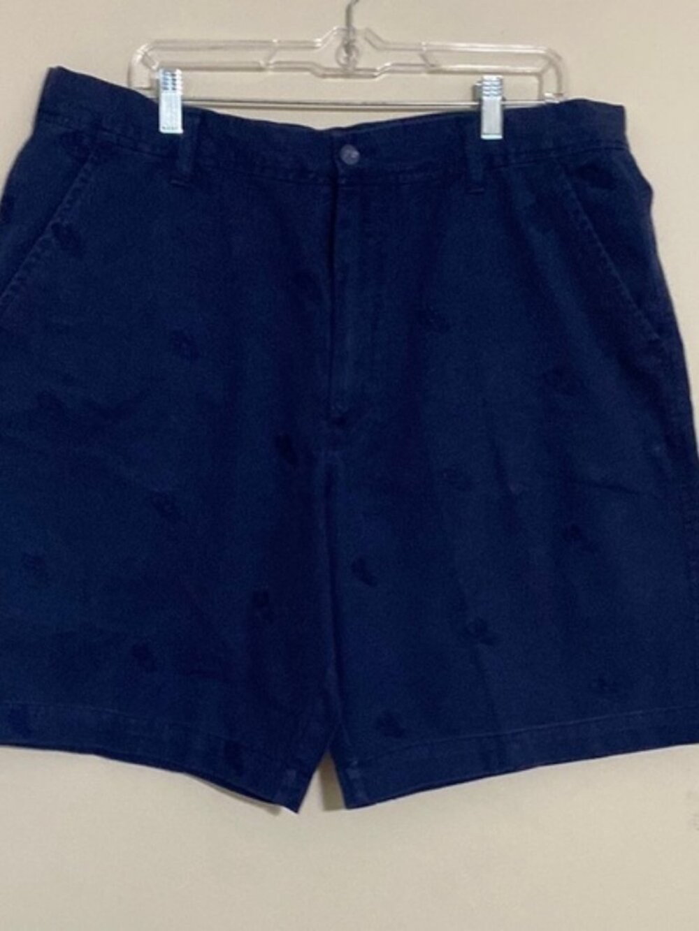 Madison Men's Navy Blue Shorts 38 chino vacation beach casual Y2K